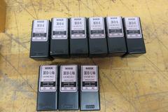 Nikken HSK32E Slim Chuck SK10 Collet Tool Holders (7 pcs), with (25) Various Size SK10 Collets, **Collets New In Packages**