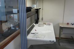 Adjustable Work Bench and Light w Power Strip