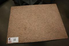 Starret Pink Granite Surface Plate, Grade B, 2-Ledge, 18" x 24" x 4", with Portable Steel Stand