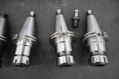 CT50 Taper Tool Holders: (5) ER40 Collet Holders, Haas Retention Knobs