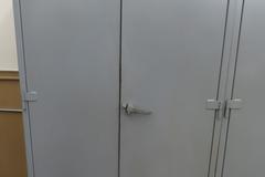 Lyon 2-Door Metal Cabinet w Contents