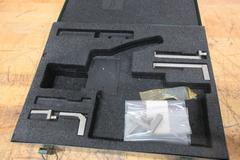 Federal 99P-20 Internal Groove/Diameter Gage 3.5" Reach 3" Range and .0005" Indicator, with Spare Arms and Metal Carry Case