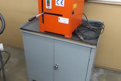 Ipsco International PCO-2 Pin Cut Off and Grinding Machine w Cabinet and Contents