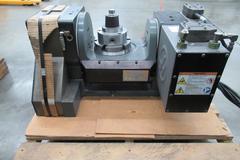 Haas TR-160Y CNC 2-Axis Programmable Trunnion Table, Sigma 5 Brushless Drives, 6" Platen, Ca bles and Connectors, Air Line