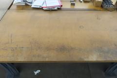 Work Bench, Wood Top, Metal Frame