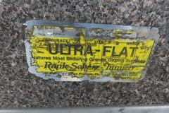 Ultra Flat 18" X 24" X 4" Black Granite Surface Plate on Portable Cart