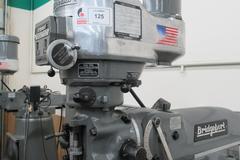 Bridgeport Series I-2HP Vertical Knee Mill, Sony Millman 2-Axis DRO, 9"x 48" Table, X-Axis Power Feed, Power Quill Feed, Chrome Ways