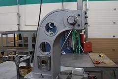 Arbor Press, E-Z Tapper and Bench Vise on Steel Table