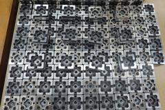 System 3R Macro Pallet / Electrode Holder w Shop Made Top Plates- Large Assortment