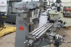 Bridgeport Series I-2HP Vertical Knee Mill, 2-Axis DRO, 9" x 48" Table, Power Table Feed