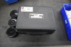 PQi Quality Master Setting Ring Gages, Magnetic Backs, 1" and 1.5" with CT40 Taper .5" Test Holder