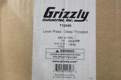 Grizzly T10049 Deep Throat Lever Press **New In Box** Throat Depth 6", Press Travel 3"