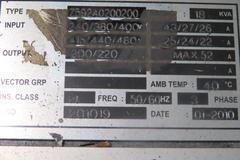 Shin Nippon Transformer Model 7592A0200200