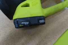Ryobi Easy Edge 18 V Cordless Trimmer And Ryobi Cordless Floor Sweeper w Battery & Charger