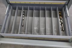 Huot Drill Index, Lettered Drills, 3 Drawer