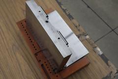 Hermann Schmidt 6" x 12' Magnetic Sine Chuck, Single Tilt, Fine Pole