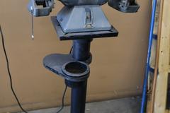 Baldor 7307 6" Double End Pedestal Grinder, 1/2 HP, Work Rests, Eye Shields, Single Phase