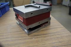 Suburban Tool Magnetic Sine Chuck, 6" x 6", Wrench