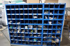Portable Hardware Shelving with Fasteners and Hardware