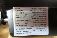 Grundfos MG100LC2-2828FT130-H3, Makino A51 HP Coolant Pump, 500 PSI Max, ***New Never Hooked Up***