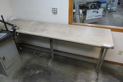 Work Table w Metal Frame w Fly Swatter