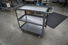 Uline Metal Tool Cart, 3 Shelves