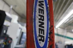 Werner Fiberglass 10' Step Ladder, 300# Capacity