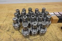 Nikken HSK32E Slim Chuck SK6 Tool Holders (18 pcs) with Various Size SK6 Collets