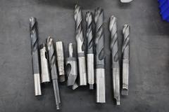 Large Straight Shank and Morse Tpaer Drills, Morse Taper Adapters