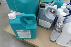 Assorted Cleaning Supplies and Spray Bottles, Spindle Lube And MORE!