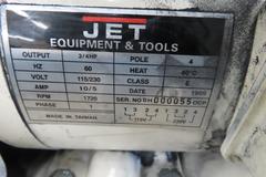 Jet Model JWBS-140S Vertical Band Saw w Titling Table on Portable Base