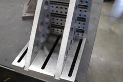 (2) Angle Plates: 12" x 15"H and 16" x 10" High, Drilled and Tapped