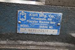 Kurt D-675 6" Machine Vise, Steel Jaws, Handle