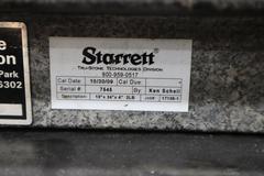 TruStone Grey Granite Surface Plate, 2-Ledge, Grade B w Portable Steel Stand, Lower Shelves, 24" x 18" x 4" 