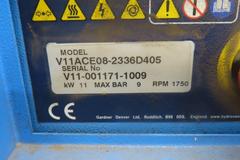 Gardner Denver Hydrovane V11 Rotary Air Compressor
