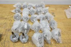 Haimer HSK32 & 63 Shrink Fit Tool Holders, (8 pc) E32.140.03 Dia 3mm x 60, (25 pc) F63.140.03 Dia 3mm x 80, **Used**