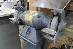 Baldor 7307 6" Double End Pedestal Grinder, 1/2 HP, Tilting Table and Eye Shields