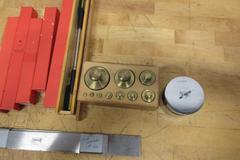 Standard & Weights Set, Micrometer Standards Assorted Lengths, Micrometers Parrells  
