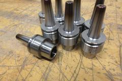 Haimer HSK32 & 63 Shrink Fit Tool Holders, (8 pc) E32.140.03 Dia 3mm x 60, (25 pc) F63.140.03 Dia 3mm x 80, **Used**