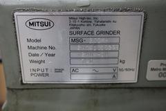 Mitsui High Tec MSG-200MH 6" x 12" Hand Feed Surface Grinder, Variable Spindle Speed, EM Chuck, Sony 2-Axis DRO, Vac-U-Guard, Coolant