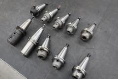 CT40 Taper Tool Holders: (10) End Mill Holders