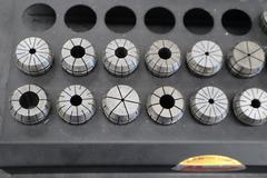 ER40 Flex Collets with Huot Divider Rack