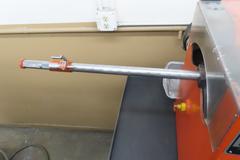 Ipsco International PCO-2 Pin Cut Off and Grinding Machine w Cabinet and Contents