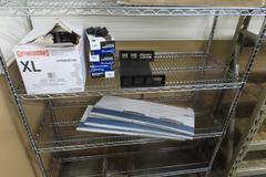 Metro Style Wire Cart w Contents Portable On Casters