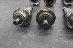 CT40 Taper Tool Holders: (3) Er2 Collet Holders, (2) Shell Mill Drivers, (5) End Mill Holders