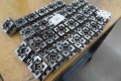  System 3R Macro Pallet / Electrode Holder w Shop Made Top Plates