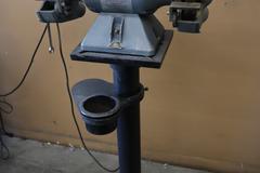 Baldor 7307 6" Double End Pedestal Grinder, 1/2 HP, Work Rests, Eye Shields, Single Phase