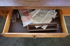 Wooden Shop Desk, 2 Drawers