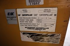 Caterpillar EC4000 Electric Forklift - 4000lb Capacity