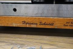 Hermann Schmidt 6" x 12' Magnetic Sine Chuck, Single Tilt, Fine Pole